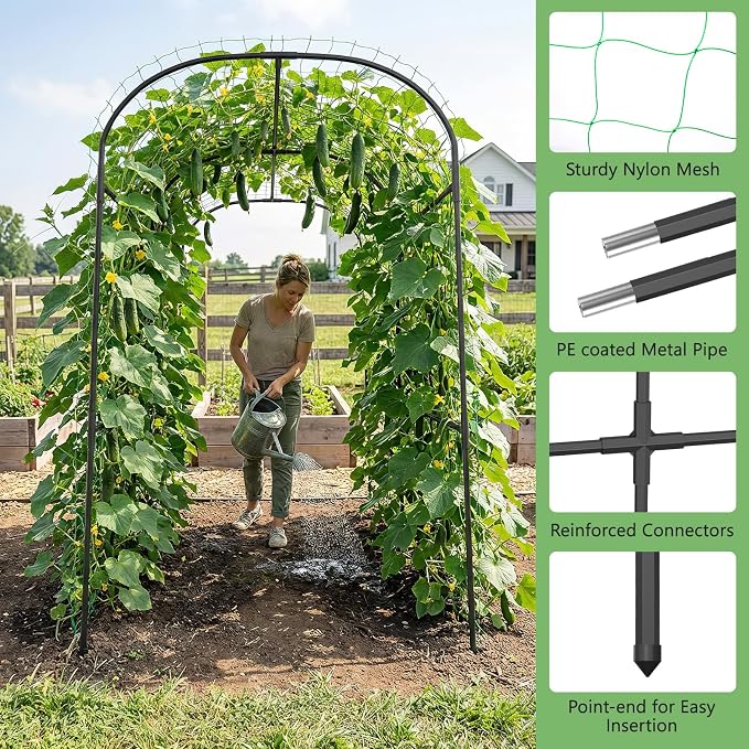 DoCred Tall Garden Arch Trellis - Image 4