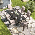 Kullavik 7 PCS Outdoor Dining Table Set by KULLAVIK