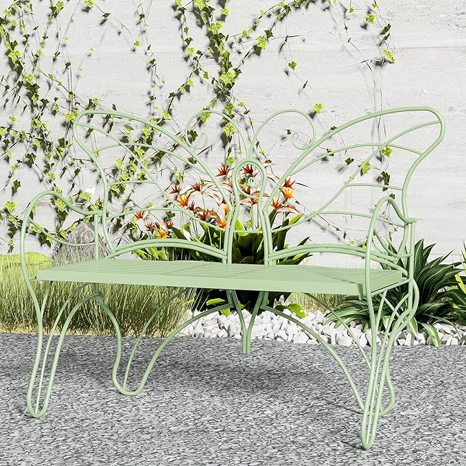 Outdoor Bench Patio Outdoor Garden Bench - Image 5