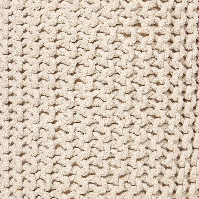 REDEARTH · Cylindrical Hand Knitted Pouf - Image 7