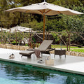 Pamapic Patio Chaise Lounge Set 2 Pieces，Patio Lounge Chair by Pamapic