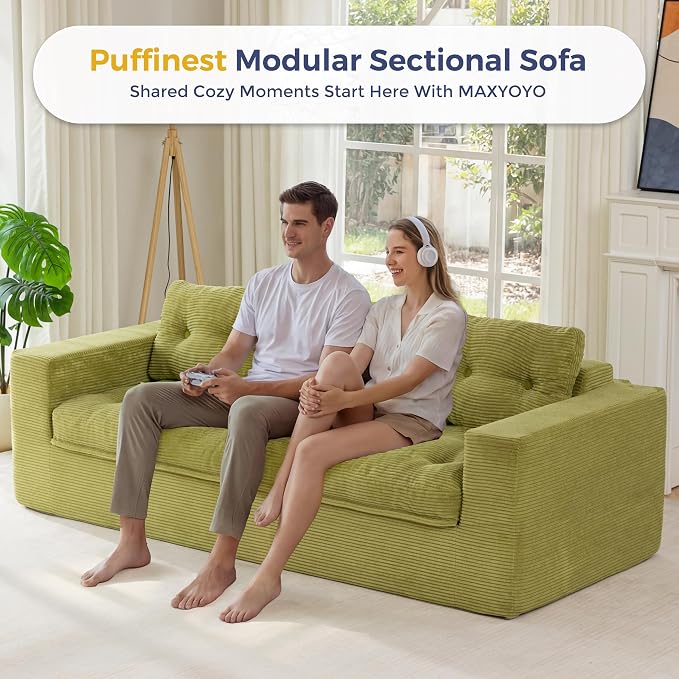 MAXYOYO 79" Loveseat Sofa Couch - Image 7
