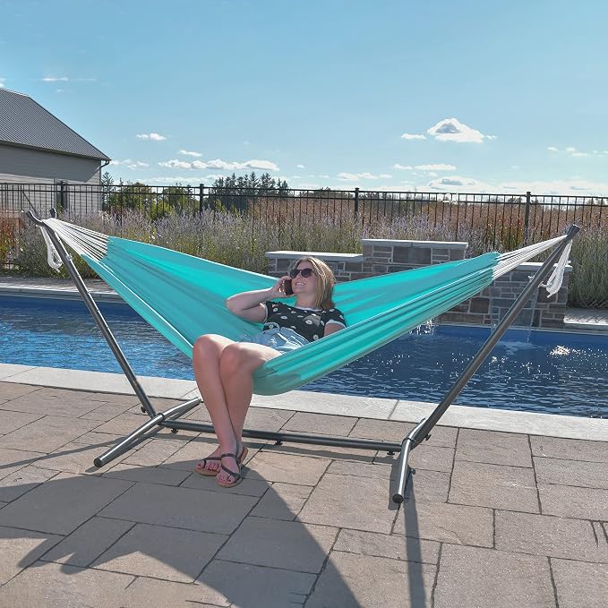 Vivere Double Cotton Hammock - Image 2