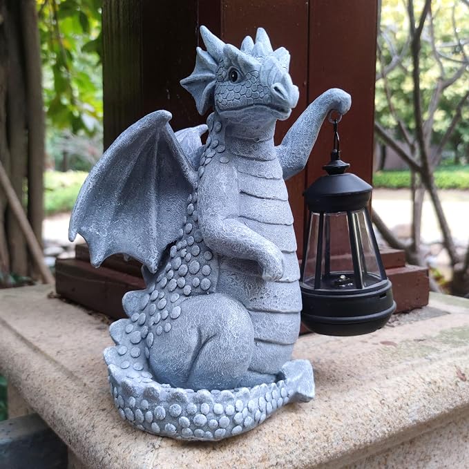 Solar Dragon Garden Statue Decoration - Image 2