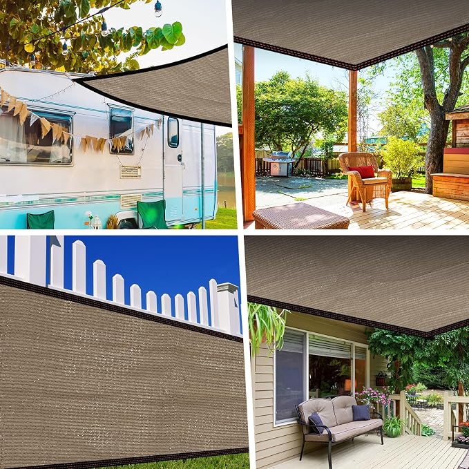 95% Pergola Shade Cover with Grommets - Image 7