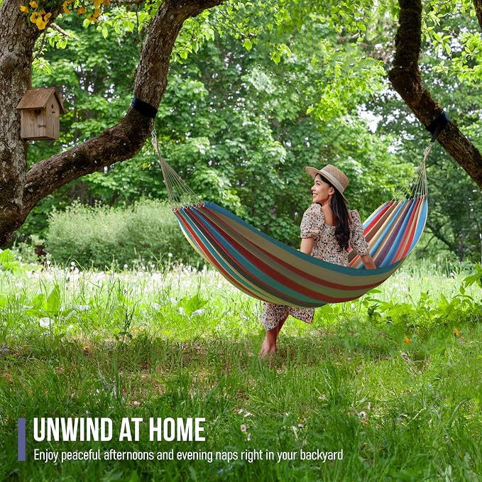 Sorbus® Brazilian Double Hammock - Image 2