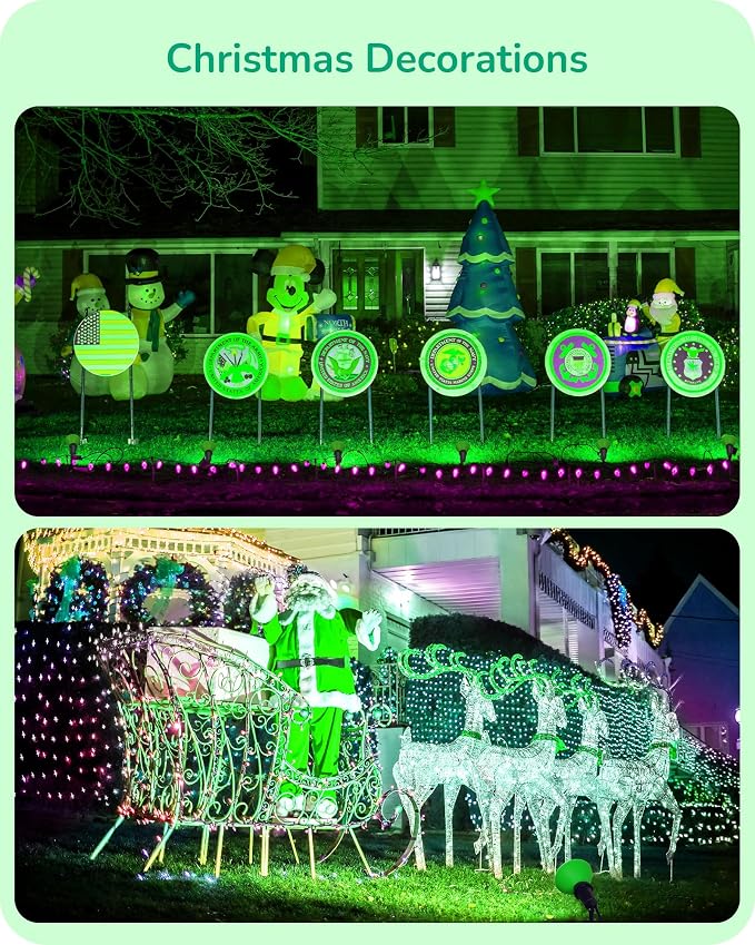 EDISHINE St.Patrick's Day/Easter Decorations PAR38 Green LED Flood Light Bulbs - Image 2