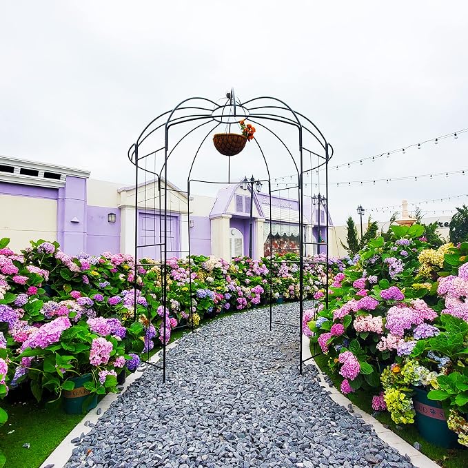 Garden Arches Arbors Birdcage Shape, Metal Pergola Pavilion Gazebo Enduring - Image 4