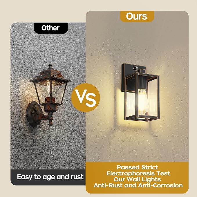Gold Dusk to Dawn Porch Lights Fixtures, Outdoor Lights - Image 5