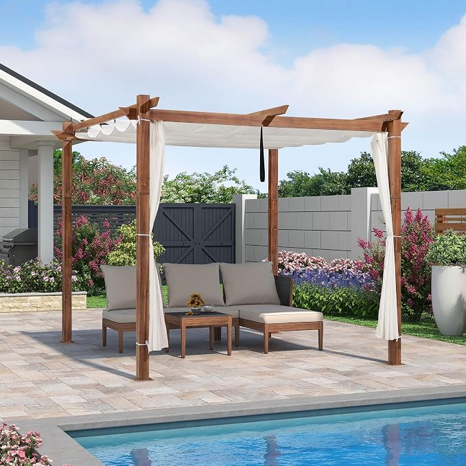 PURPLE LEAF 10' x 10' Pergola - Image 2