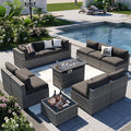 Aoxun Patio Furniture Sets, 12-Piece Outdoor Patio Furniture by Aoxun