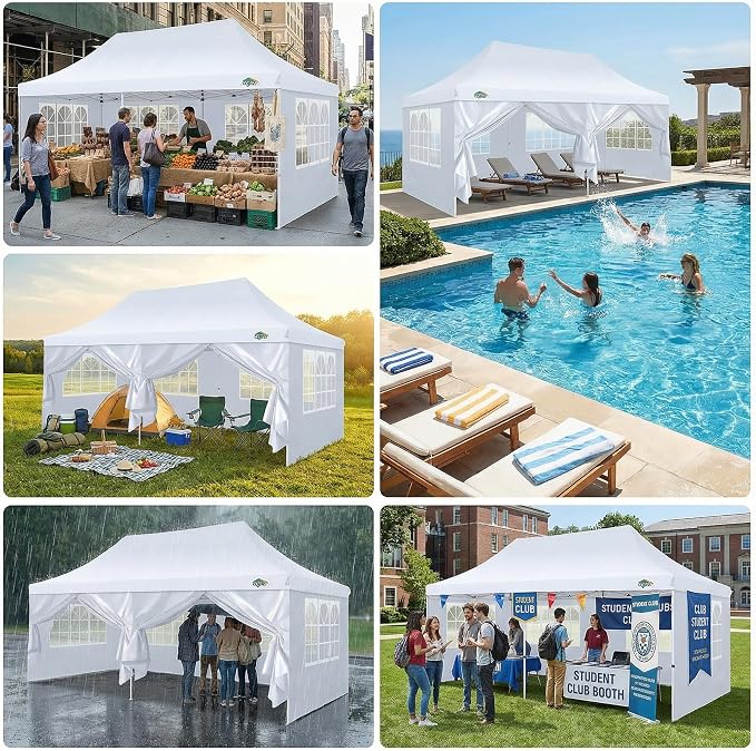 COBIZI Canopy 10x20 Pop Up Canopy Tent - Image 4