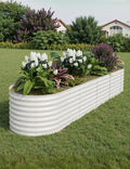 GarveeLife 8x2x2 ft Galvanized Raised Garden Bed by GarveeLife