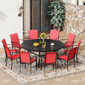 VICLLAX 11 Pieces Patio Outdoor Dining Set by HOME