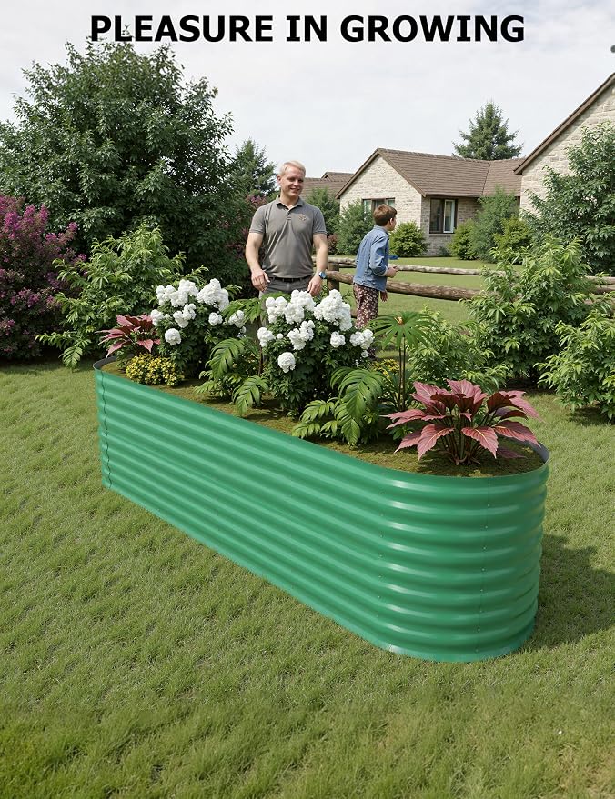 GarveeLife 8x2x2 ft Galvanized Raised Garden Bed - Image 7
