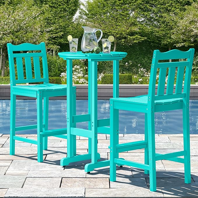nalone Outdoor Adirondack Chairs and Table Set - Image 5