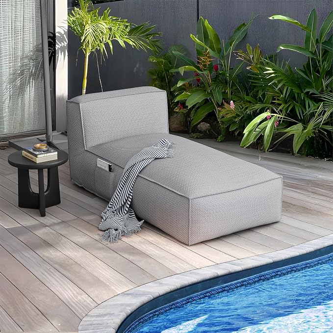 Outdoor Bean Bed Chair Sun Lounger, Outdoor Couch Sofa - Image 7