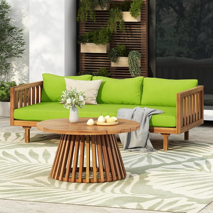 Christopher Knight Home Claremont Patio Sofa and Coffee Table Set, 2 Piece by ChristopherKnightHome