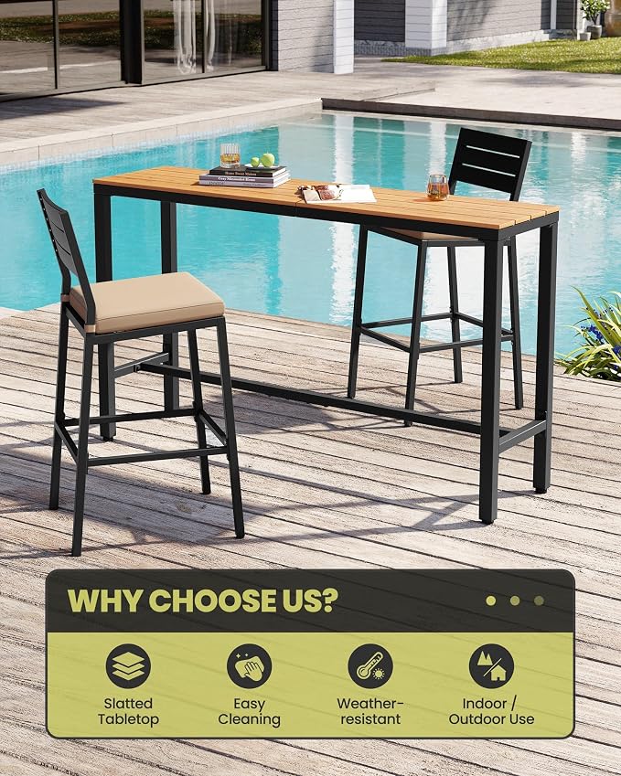 Crestlive Products Outdoor Bar Table - Image 7