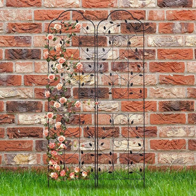 hogardeck 4 Packs 84 * 19 inch Metal Garden Trellis - Image 6
