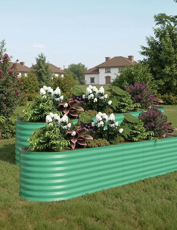 2 Pcs Raised Garden Beds Outdoor 8x2x2 ft - Image 7