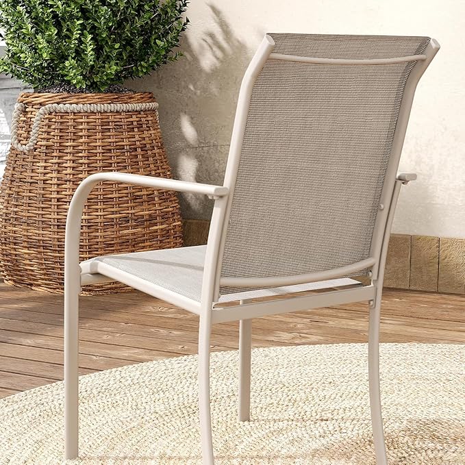 VICLLAX Large Patio Dining Furniture Set, Outdoor Dining Set - Image 5