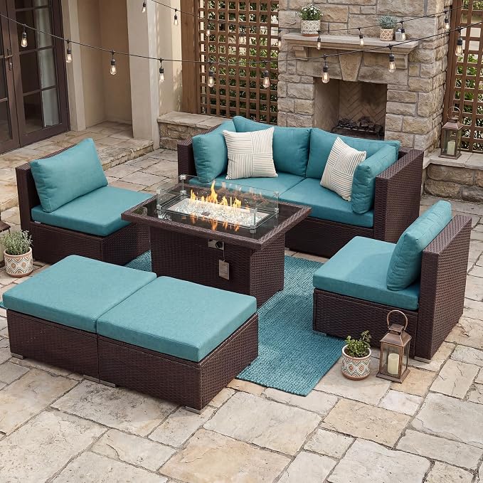 NICESOUL 7 Piece Patio Furniture Set - Image 2