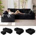 MAXYOYO 104" L Shaped Modular Sectional Sofa by MAXYOYO