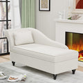 Yongqiang Storage Chaise Lounge Indoor, Linen Upholstered Chaise Lounge Chair by lightupyourlife