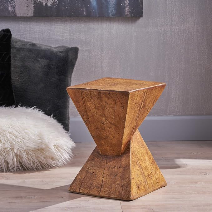 Christopher Knight Home Jerod Light-Weight Concrete Accent Table - Image 5