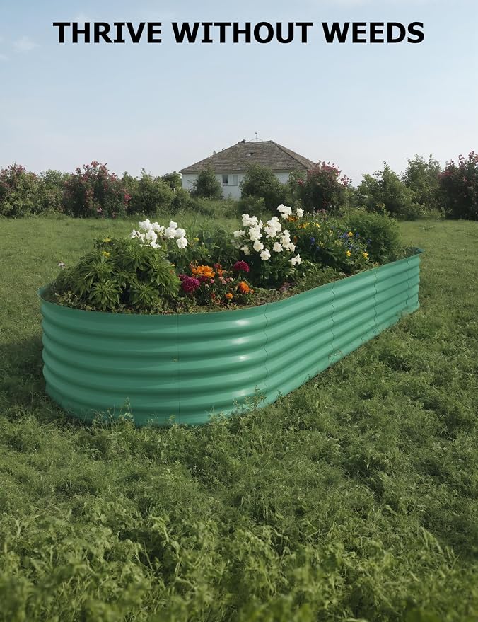 GarveeLife 10x4x1.5 ft Galvanized Raised Garden Bed - Image 6