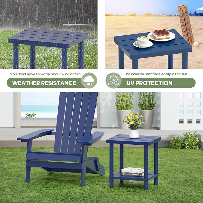 Outdoor Side Table, 2-Tier Small Outdoor Table - Image 5