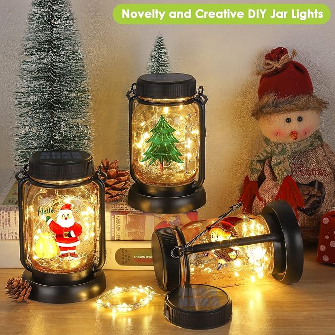 Mlambert 4 Pack Solar Hanging Lantern - Image 4
