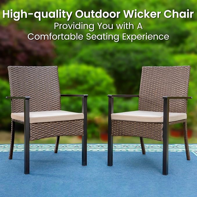 PHI VILLA 5 Piece Outdoor Dining Set - Image 3
