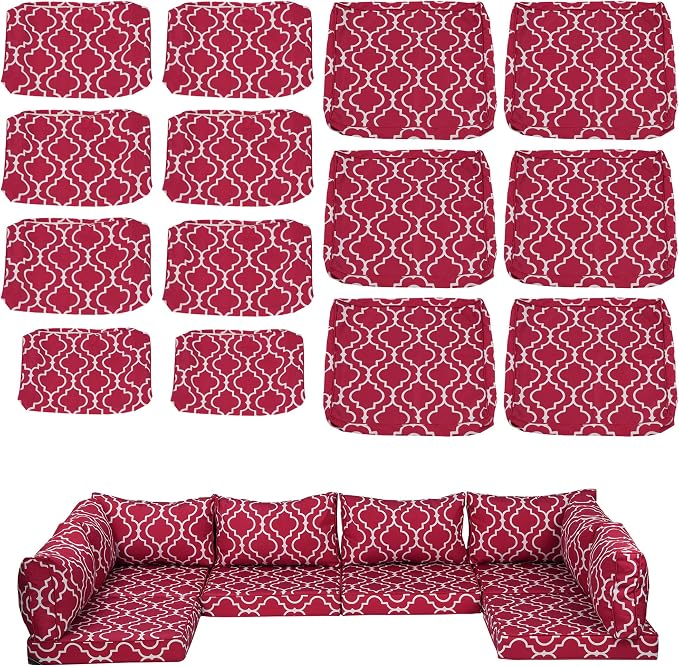 Outdoor Cushion Covers for Patio Furniture, Patio Cushion Covers Replacement by SpaceHop