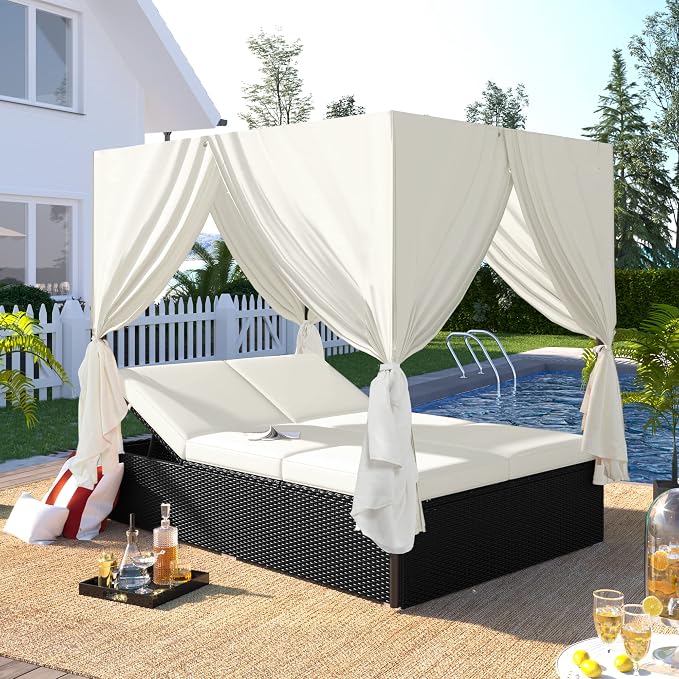Outdoor Daybed Patio Lounge Bed by SCANORDIC