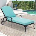 Chaise Lounge Chair Outdoor- Patio Pool Chairs Tanning Lounges by Villeston