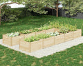 AMERLIFE U-Shaped Raised Garden Bed, 7.5Wx15Dx1.6H Free Combination Outdoor by AMERLIFE