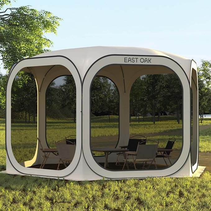East Oak Screen House Tent Pop-Up, Portable Screen Room Canopy Instant Screen - Image 10