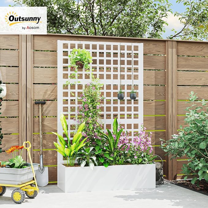 Outsunny Galvanized Raised Garden Bed - Image 2