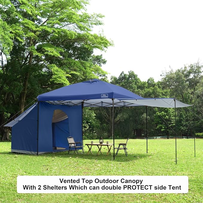 KAMPKEEPER 10x10 Easy Pop Up Canopy Tent - Image 2