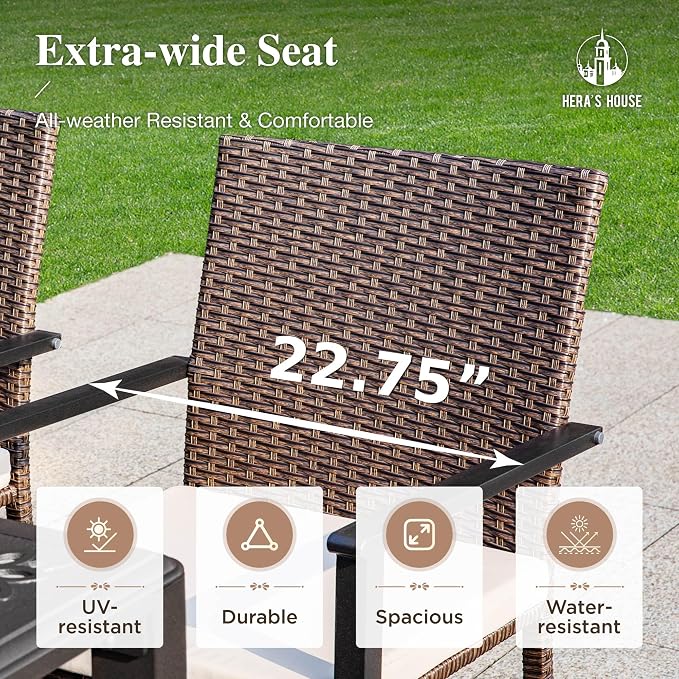 HERA'S HOUSE 9 Pieces Patio Dining Sets - Image 6