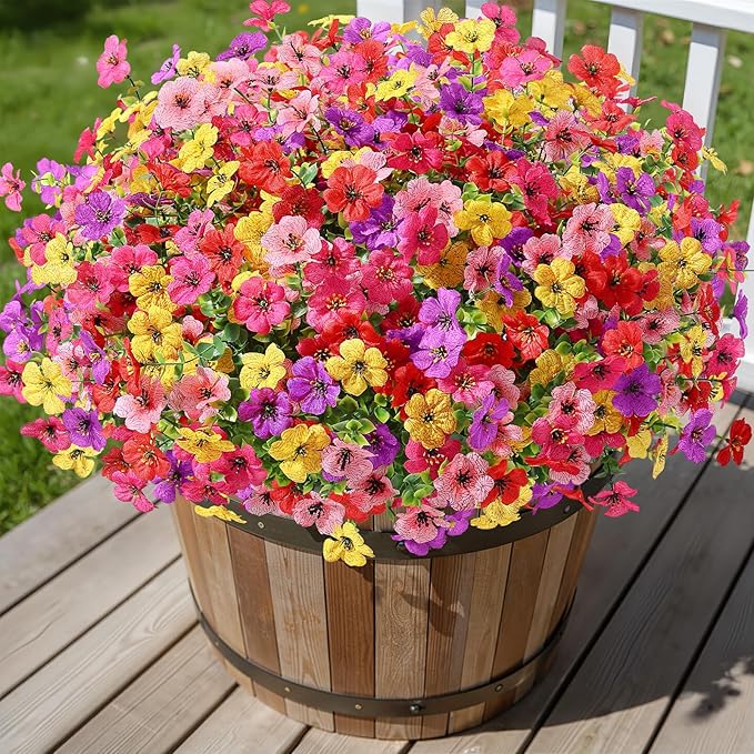 Alupssuc 24 Bundles Artificial Flowers - Image 2