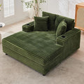 GarveeHome Oversized Chaise Lounge Chair Indoor, 56x60 in Comfortable Corduroy by GarveeHome