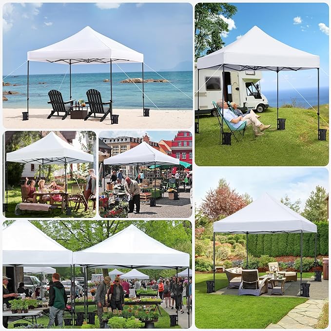 Yaheetech Canopy Tent, Commercial Instant Heavy Duty Canopy, 500D Waterproof - Image 4