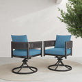 Grand patio Outdoor Dining Chair Set of 2, 2 Pieces Patio Dining Chairs by GrandPatio