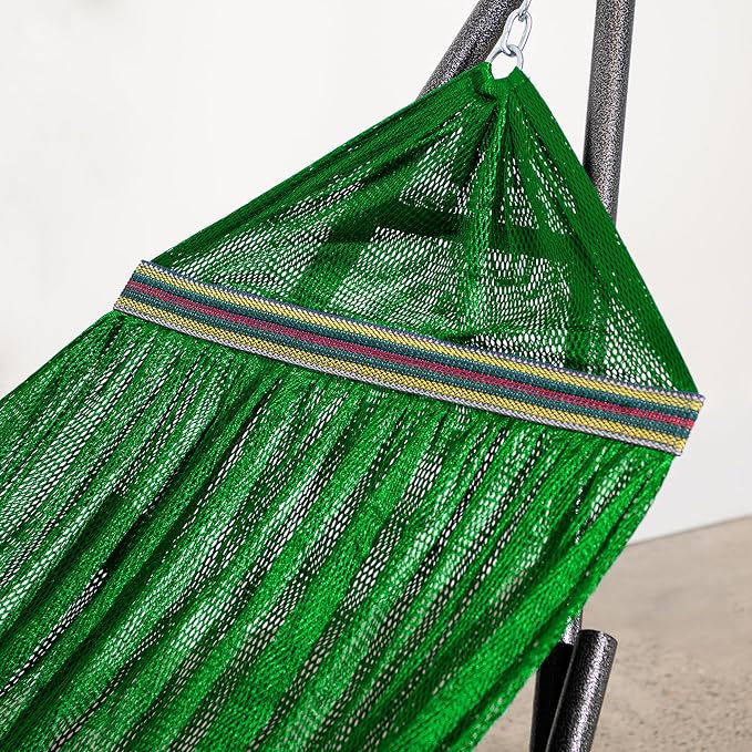 Best Home Fashion Hammock with Collapsible Steel Stand 450 lbs Capacity & - Image 9
