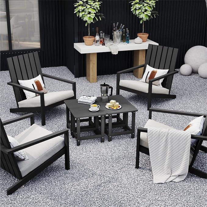 Weatherproof Outdoor Side Table, HDPE Small Outdoor Table - Image 7