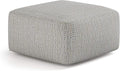 SIMPLIHOME Nate Square Pouf by SimpliHome