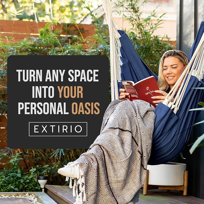 Hanging Hammock Chair Swing – Hanging Chair Outdoor & Indoor - Image 9